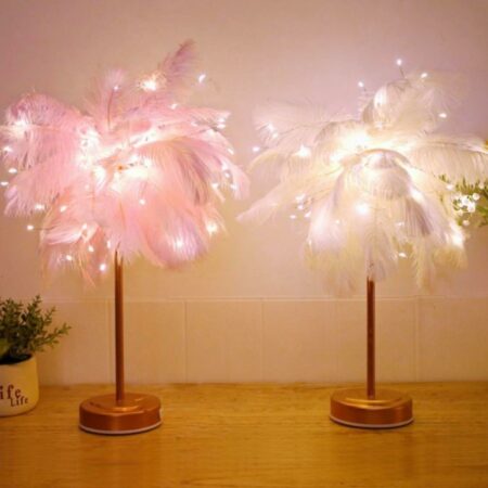 LED Feathers Lamp