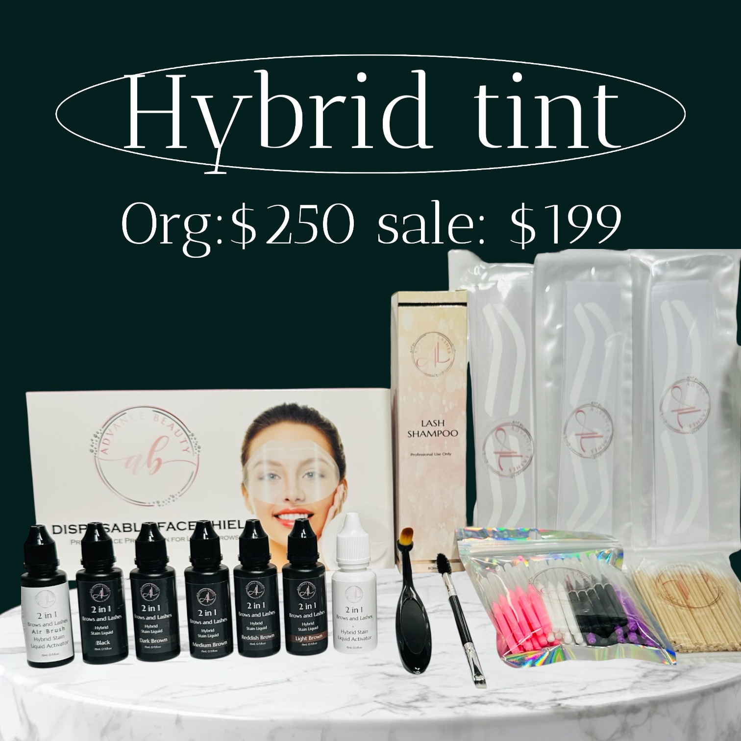 Hybrid Stain Liquid Tint - Combo Tinting Set - NEW
