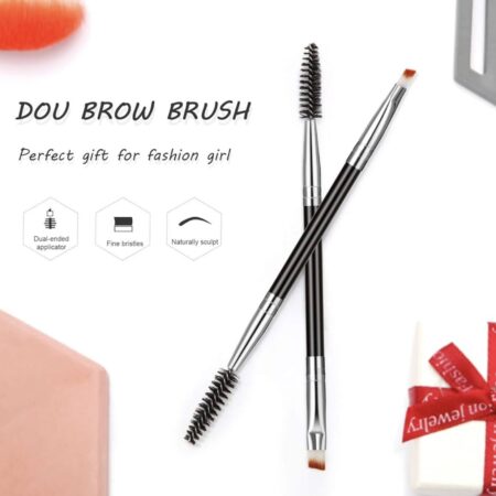 3 pack Tinting Angled Eyebrow, Fit for Gel and Cream (Silver)