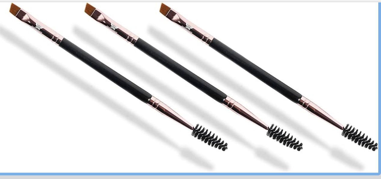 3 pack Tinting Angled Eyebrow, Fit for Gel and Cream (Silver) - Image 2